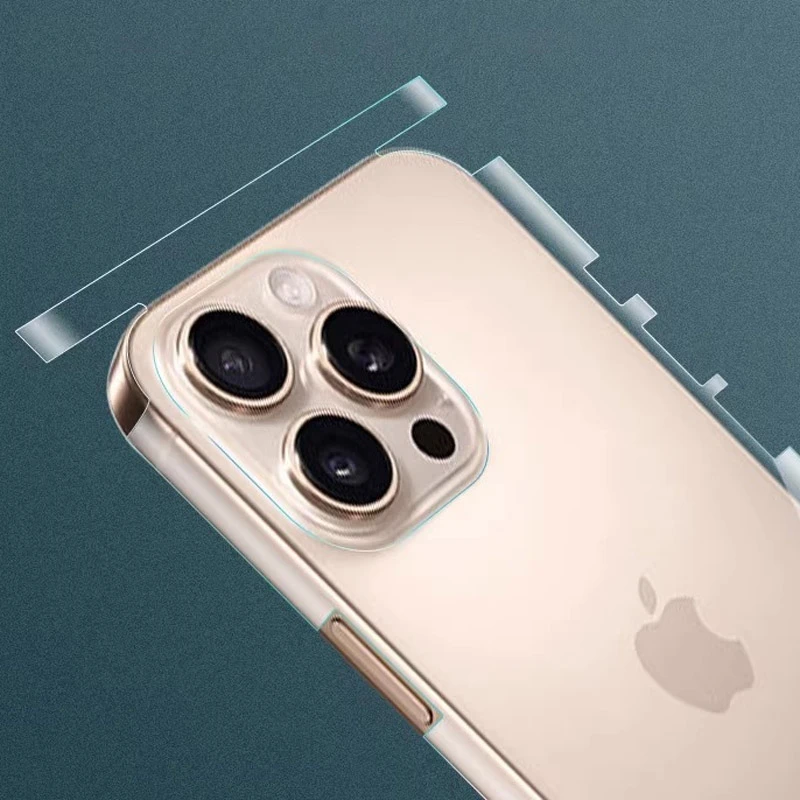 Back Hydrogel Film For iPhone 16 14 15 Pro Max Matte Clear Frame Screen Protector for iPhone 16 Pro Max 16 Pro Protective Film image 2