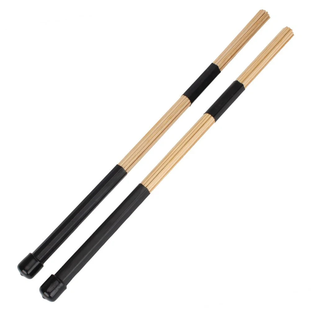 

Pair of 40CM Bamboo Rod Drum Sticks for Jazz Folk Music Bamboo drum Jazz drum brush Drum brush sticks