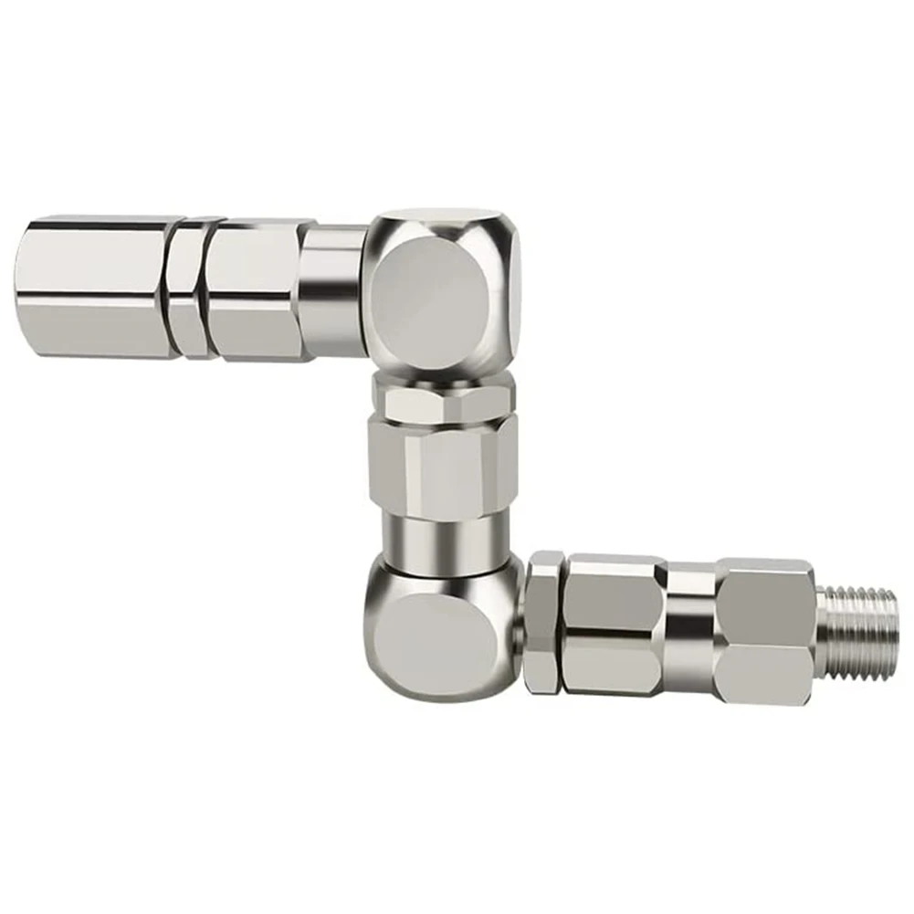 A05E-1/4 Z-Type Sprayer Pump Accessory Stainless Steel 360° Rotation Sprayer Pump Accessory