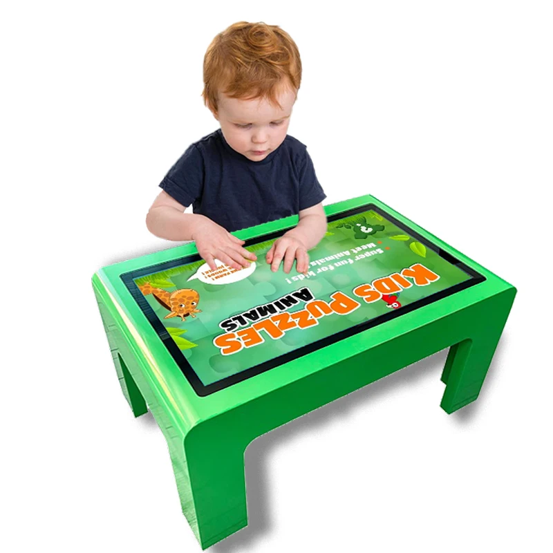 32 Inch Kids Interactive 10Point PCAP Touch Screen Table Waterproof Games  Interactive Table for Kindergarten Children
