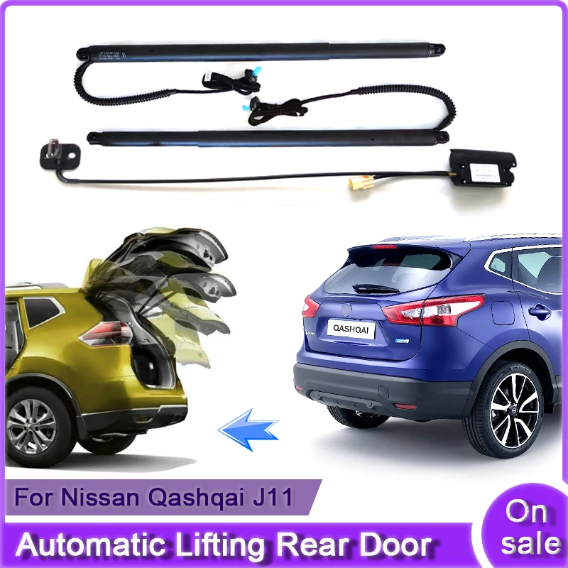 For Nissan Qashqai J11 2013~2024 Car Electric Tailgate Lift System Kit Auto Tail Gate Opener Automatic Lifting Rear Door