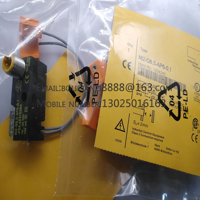

NI2-Q6.5-AN6-0.1-FS4.4X3/S304 Новый оригинальный фотоэлектрический переключатель