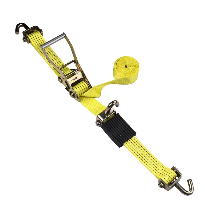 

Lacing heavy duty 5000kgs capacity polyester 50mm width 10m length for cargo fixing and transportation
