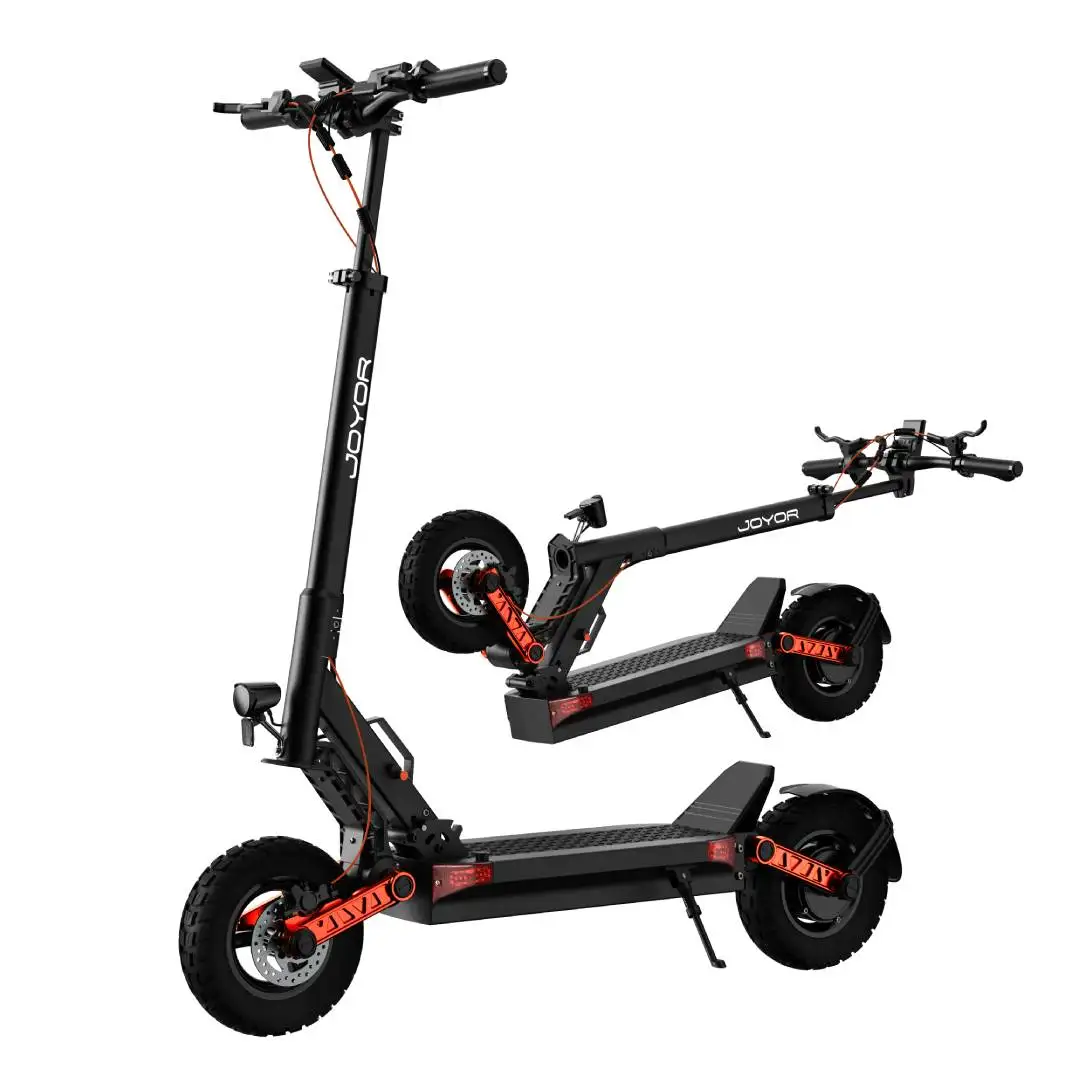 JOYOR S8 Elektroroller 48V 26AH Akku E-Scooter 10'' Reifen Doppelte Mechanische Scheibenbremse E-Roller – Detail 14