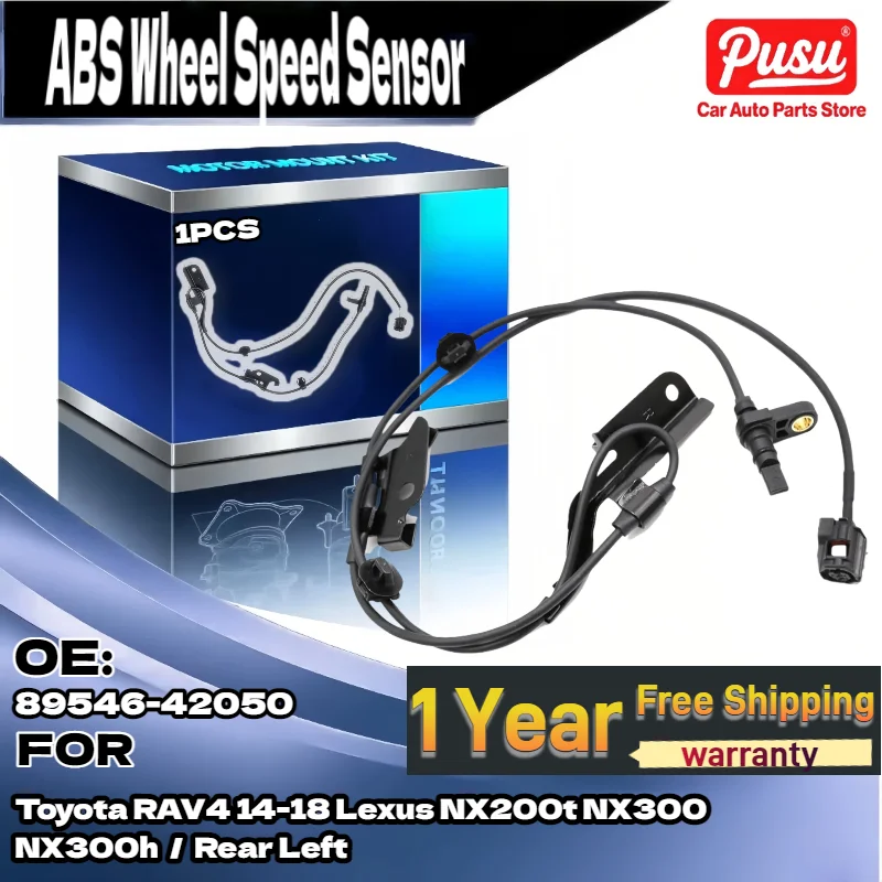 

Rear Left ABS Wheel Speed Sensor for Toyota RAV4 2014-2018 Lexus NX200t NX300 NX300h 89546-42050