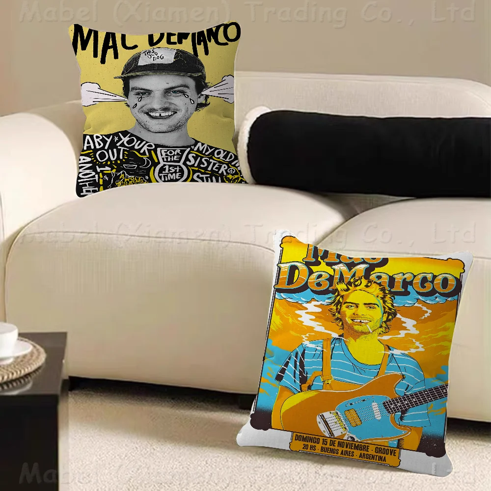 

Pop Rock Singer Mac Demarco Cushion Cover Pillow Cover Decor Pillowcase Printed Cushion Case For Couch