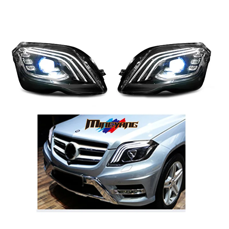 

Оптовая продажа, светодиодная автомобильная лампа для Mercedes Benz GLK X204 13-15, обновление W222, фара, фара