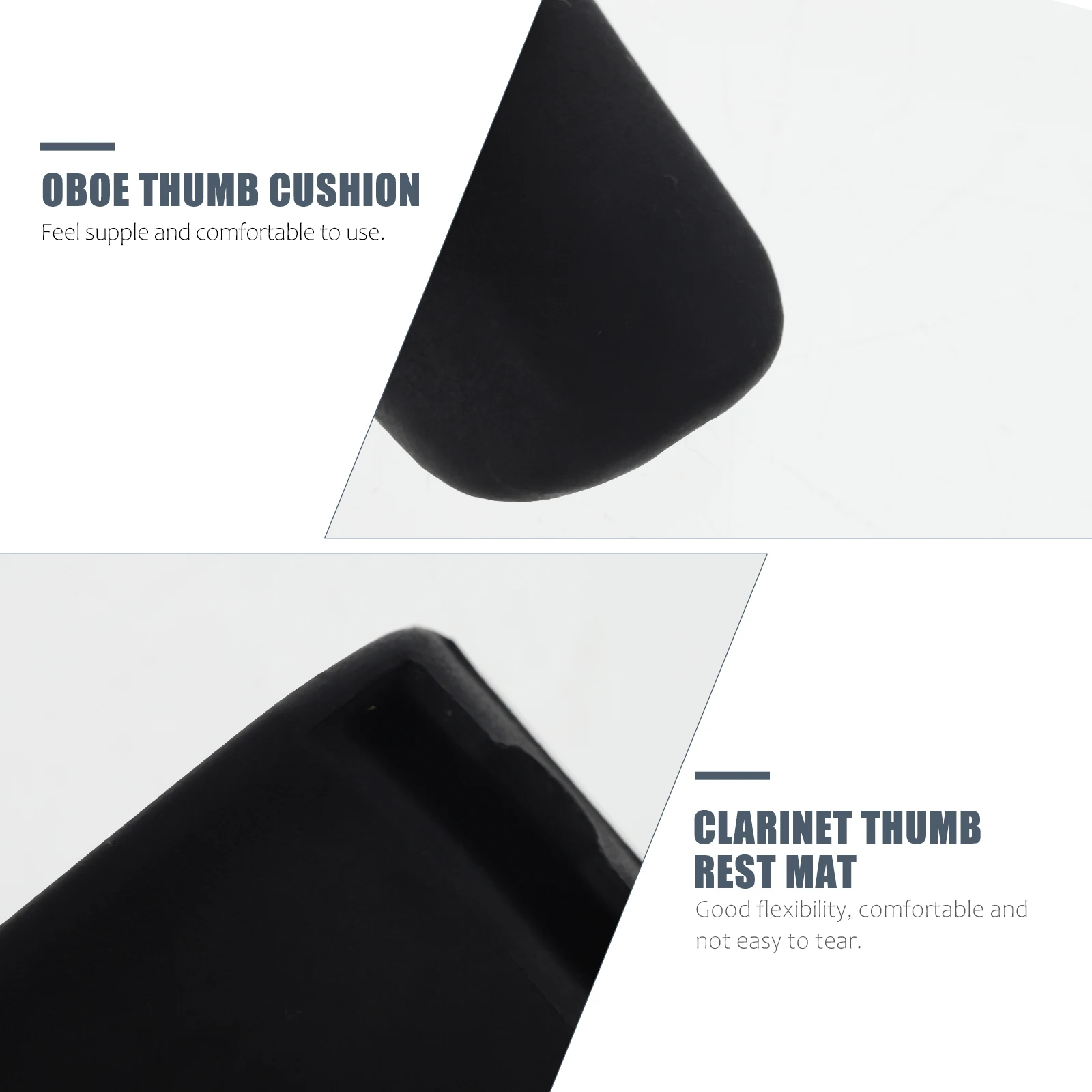 

Oboe Thumb Finger Rest Clarinet Cushion Pad Black Rubber Instruments Accessories