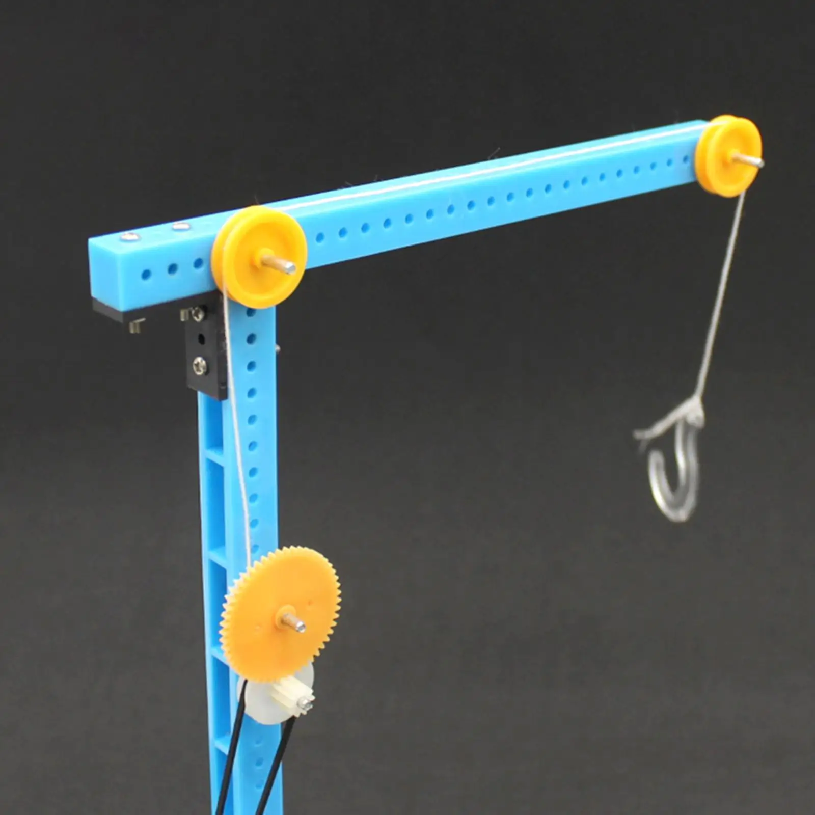 Handmade Tower Crane Toy para Adolescentes e Estudantes, Experiência Científica Multiuso, Presentes DIY