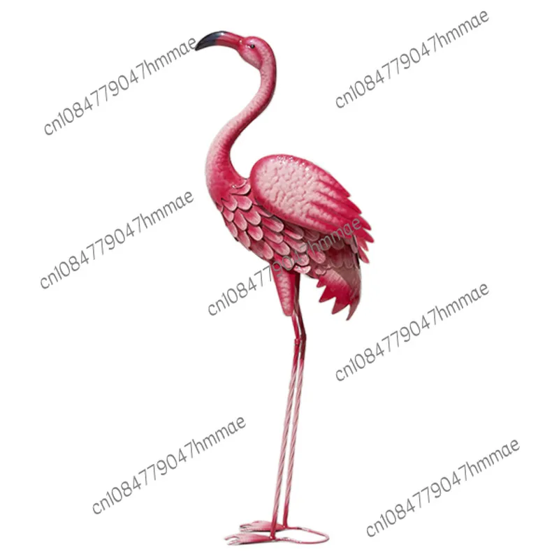 Flamingo Ornament 2023 New Gardening Simulation Animal Courtyard Outdoor Balcony Garden Floor Creative Living Room Decoration