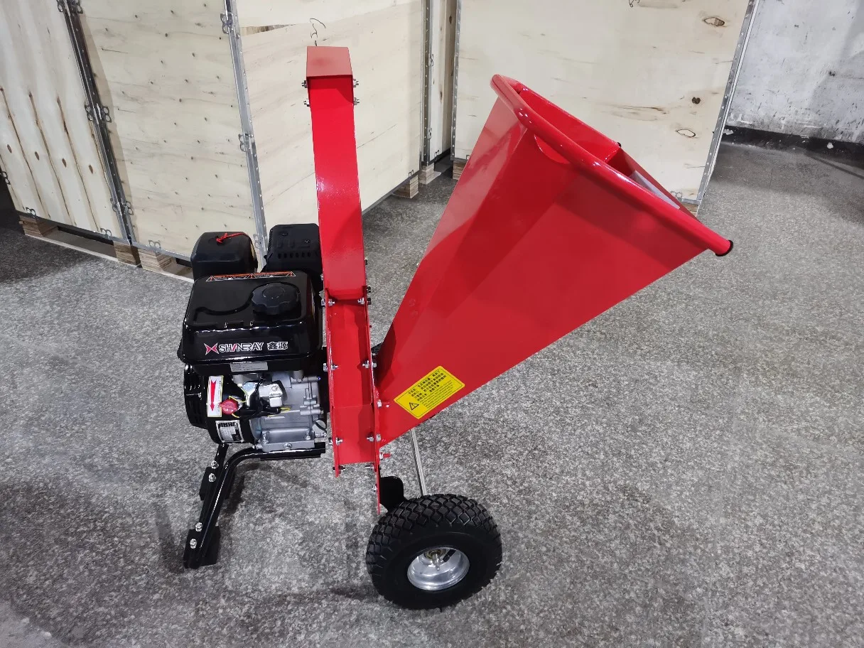 

2025 Small Wood Shredder Machine Tree Branch Chipper with Motor Core Component for Garden Care