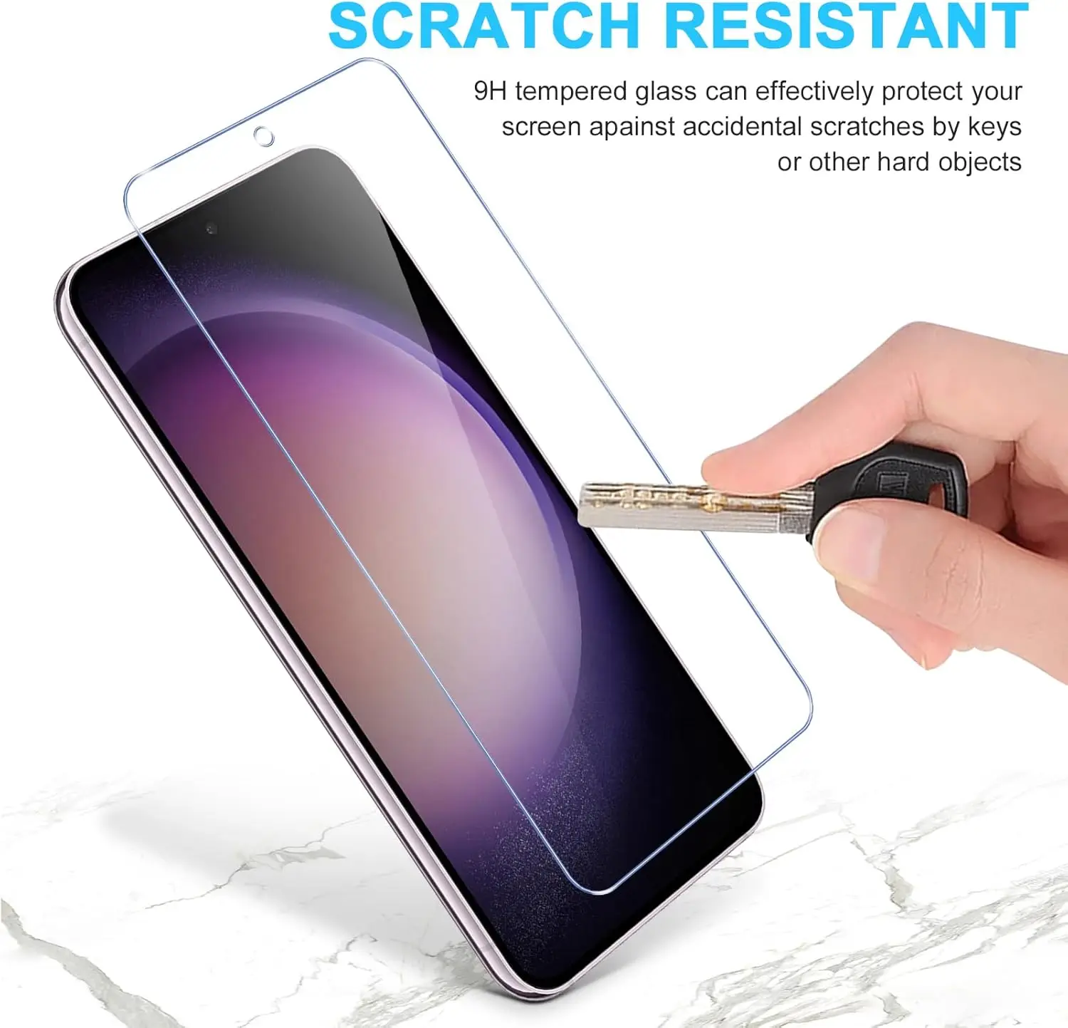 

For Samsung Galaxy S24FE Compatible Screen Protector, Anti-Scratch Screen Protector