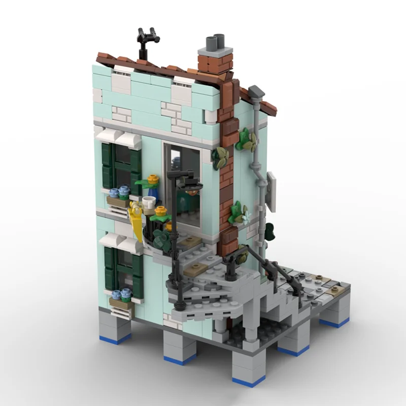 Stadt Street View Moc Bausteine Modulare Kleine Bäckerei Modell Technologie Modulare Blöcke Weihnachten DIY Spielzeug Bau Geschenke