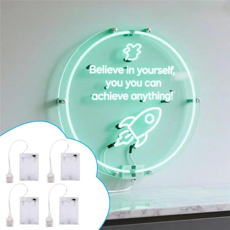 Y45A-Transparent USB Light Battery Box Convert 4Pcs Battery Pack For 5V LED Conversion To Battery-Operated