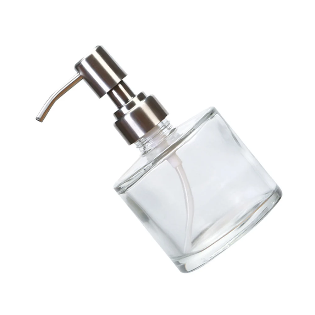 

1Pcs 230ml Glass Shampoo Bottle Refillable Travel Container for Soap Lotion Storage Glass Travel Bottle Empty Shampoo Container