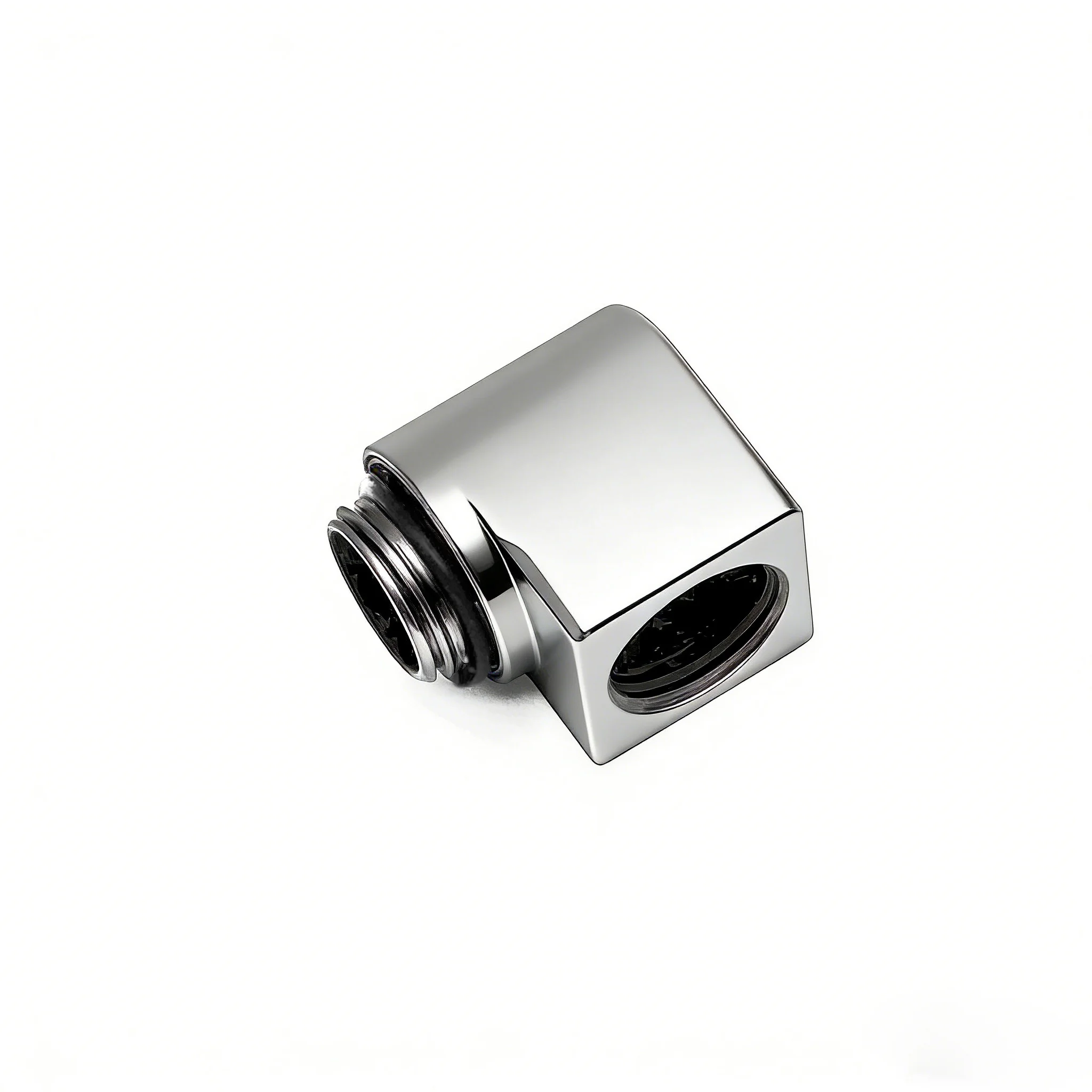 G1/4 Low Profile 90° Elbow Water Cooling Fitting Compact Rotary Adapter for PC Liquid Cooling System