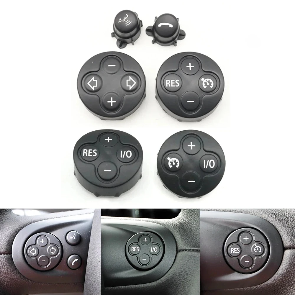 

For BMW MINI Cooper Clubman R55 R56 R57 R58 R59 R60 R61 2007-14 Steering Wheel Multifunction Cruise Control Volume Button Cover