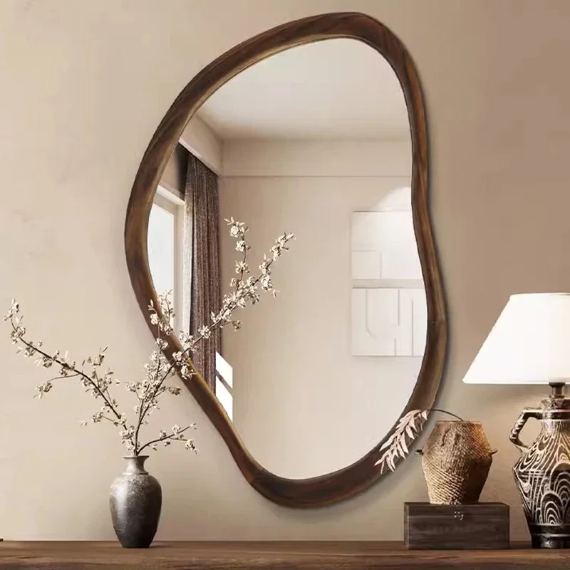 

Aesthetic Wall Mirror Irregular Cute Bathroom Hanging Self Adhesive Mirror Girls Star Funky Spiegels Living Room Decorations