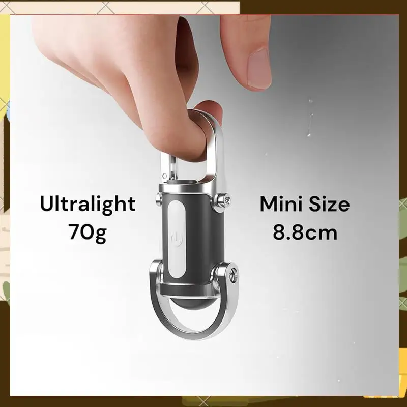 

Mini Torch, Pocket Sized Lumilinks Mini Torch, 3 In 1 Flashlight & Power Bank & Keychain-ABNJ