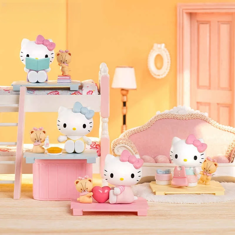 Sanrio Hello Kitty Sevgiliye Oyun Arkadaşı Kör Kutu El Yapımı Bebek Dekorasyon Hello Kitty Hediye Sevimli Kız Çocuk Yaratıcı Hediyeler