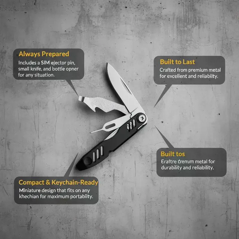 5 In 1 Mobile Phone SIM Card Ejector Tool, High-end Phone Card Ejector, Multi-functional Mobile Mini Portable Multi-purpose Tool