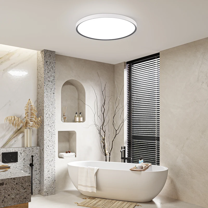 Ultra cienka lampa sufitowa LED Nowoczesna prosta sypialnia Kuchnia Łazienka Korytarz Odporny na komary