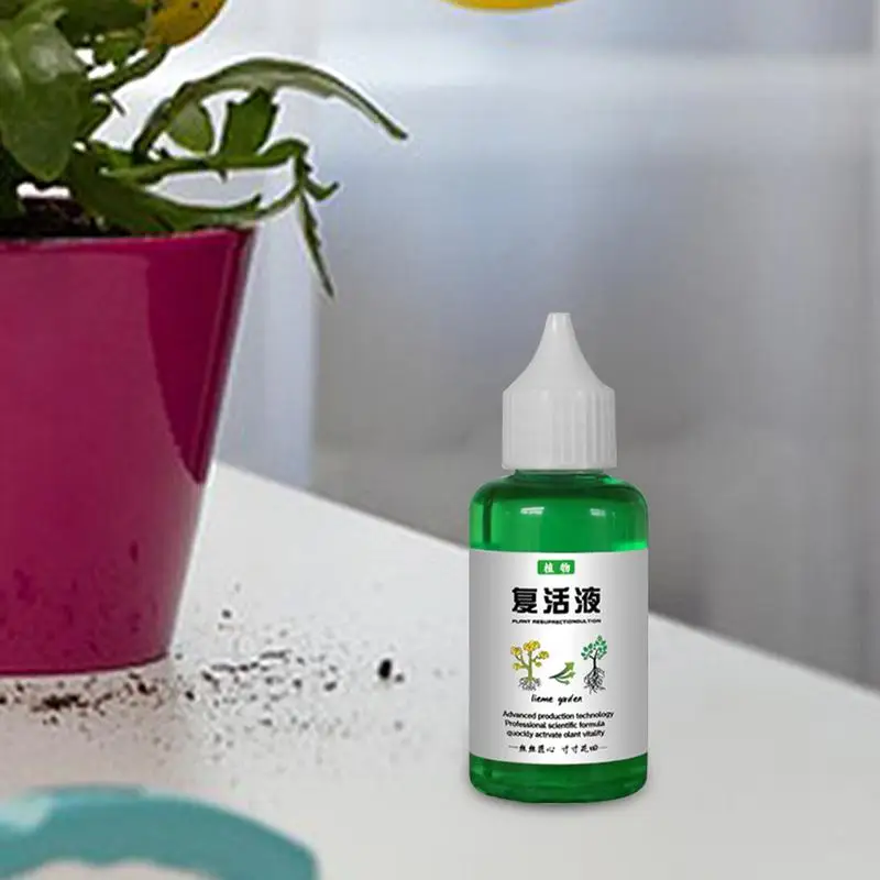 50ml Plants Resurrection Liquid Outdoor Soil Growing Plant Food Fertilizing Liquid Concentrate Promotes Robust Growth