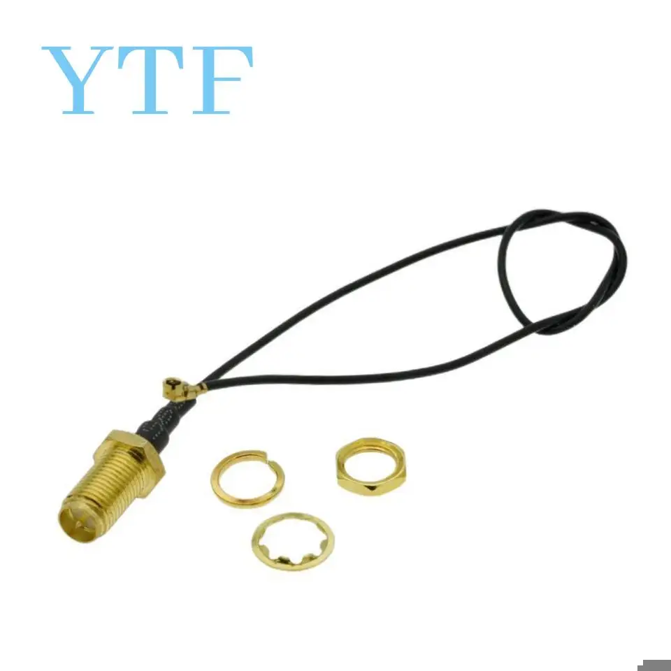 IPEX To SMA, SMA Connector Cable Female To UFL/ u.FL/ IPX/IPEX,RF Coax Adapter Assembly Pigtail 20CM Cable