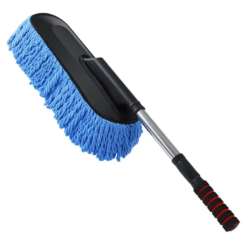 Large Car Wash Mop Cleaning Brush Telescoping Long Handle Cleaning Mop Retractable Bent Bar Car Wash Brush Car Cleaning Tools