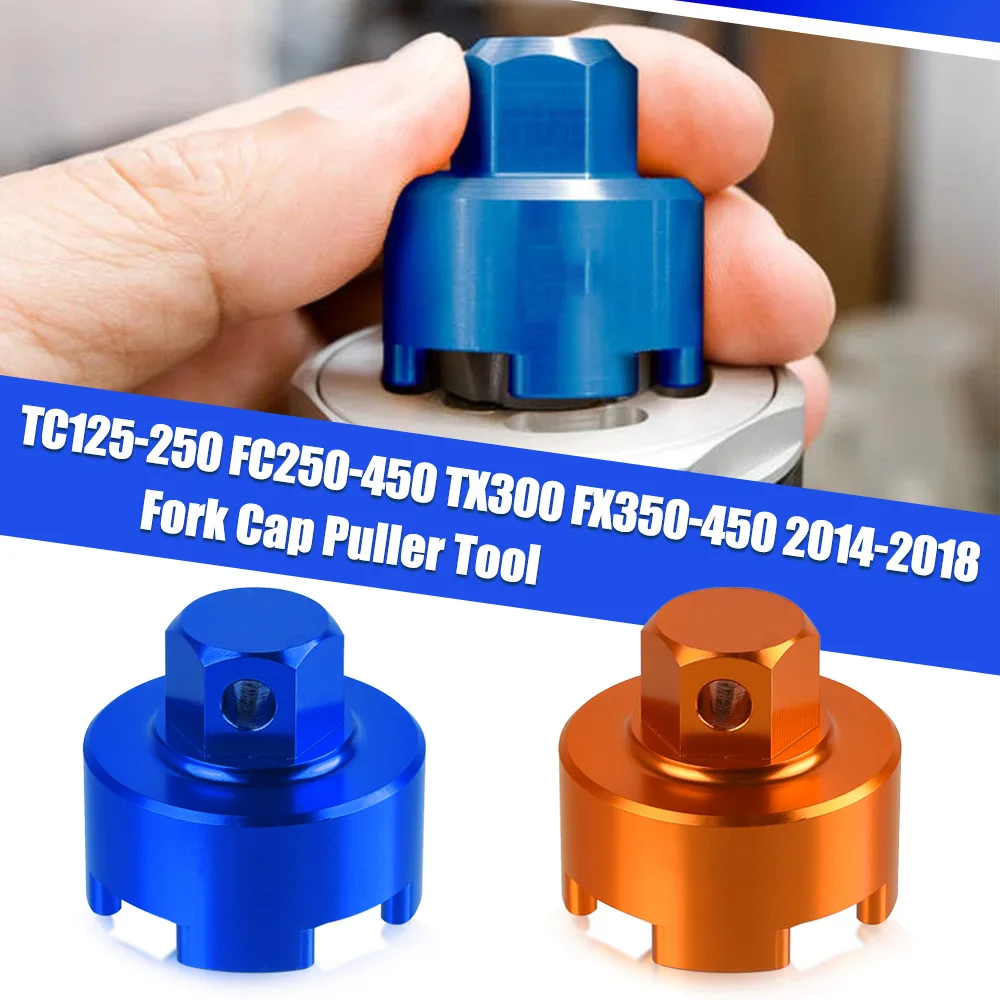 

WP Front Fork Valve Removal Compression For HUSQVARNA TC125-250 FC250-450 TX300 FX350-450 2014-2018 Cap Puller Tools Motorcycle