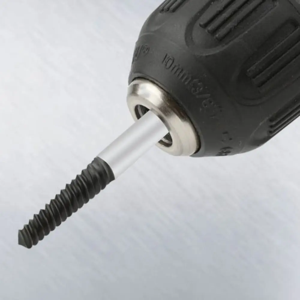 

Набор из 6 прочных противоскользящих экстракторов для сломанных винтов, эффективный профессиональный инструмент для удаления болтов, удобный набор сверл из углеродистой стали для смесителей