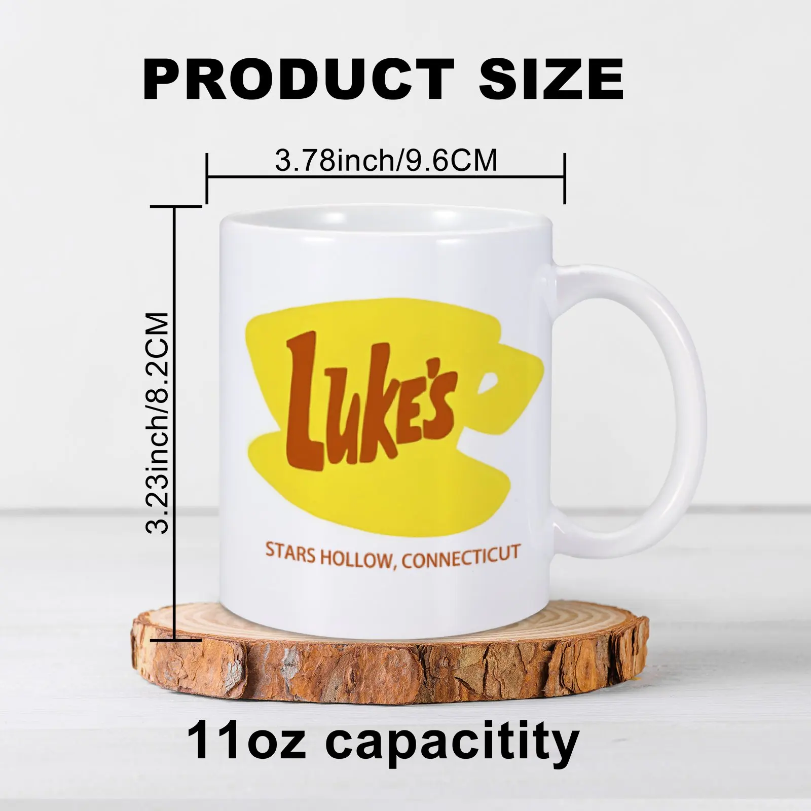 Coffee Mugs Lukes Tea Cups Personalized Mugs  Home Decal Friend Gifts Milk Mugen Novelty Custom Coffeeware Drinkware Tableware