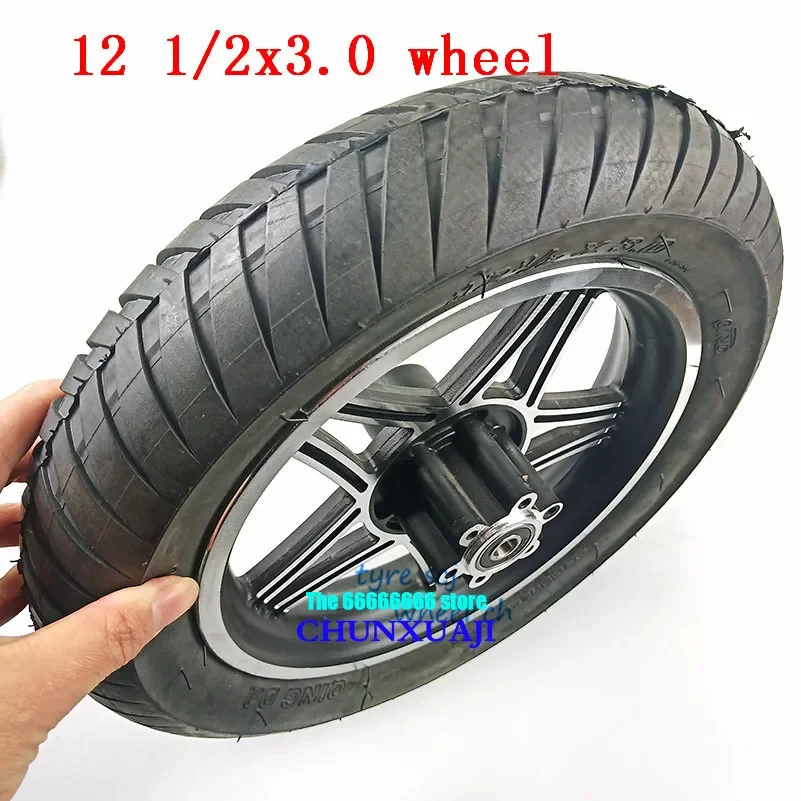 12x2.75 Alloy rims 12 1/2 x 3.0 tyre inner tube for electric scooters E-bike folding bicycles 12 inches tire Inflatable wheels