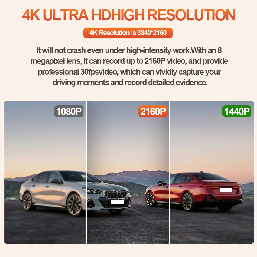التوصيل والتشغيل اللاسلكية واي فاي داش كام سيارة DVR مسجل كاميرات لفولفو V60 S60 2015-2025 داش كام UHD 4K 2160P داش كام