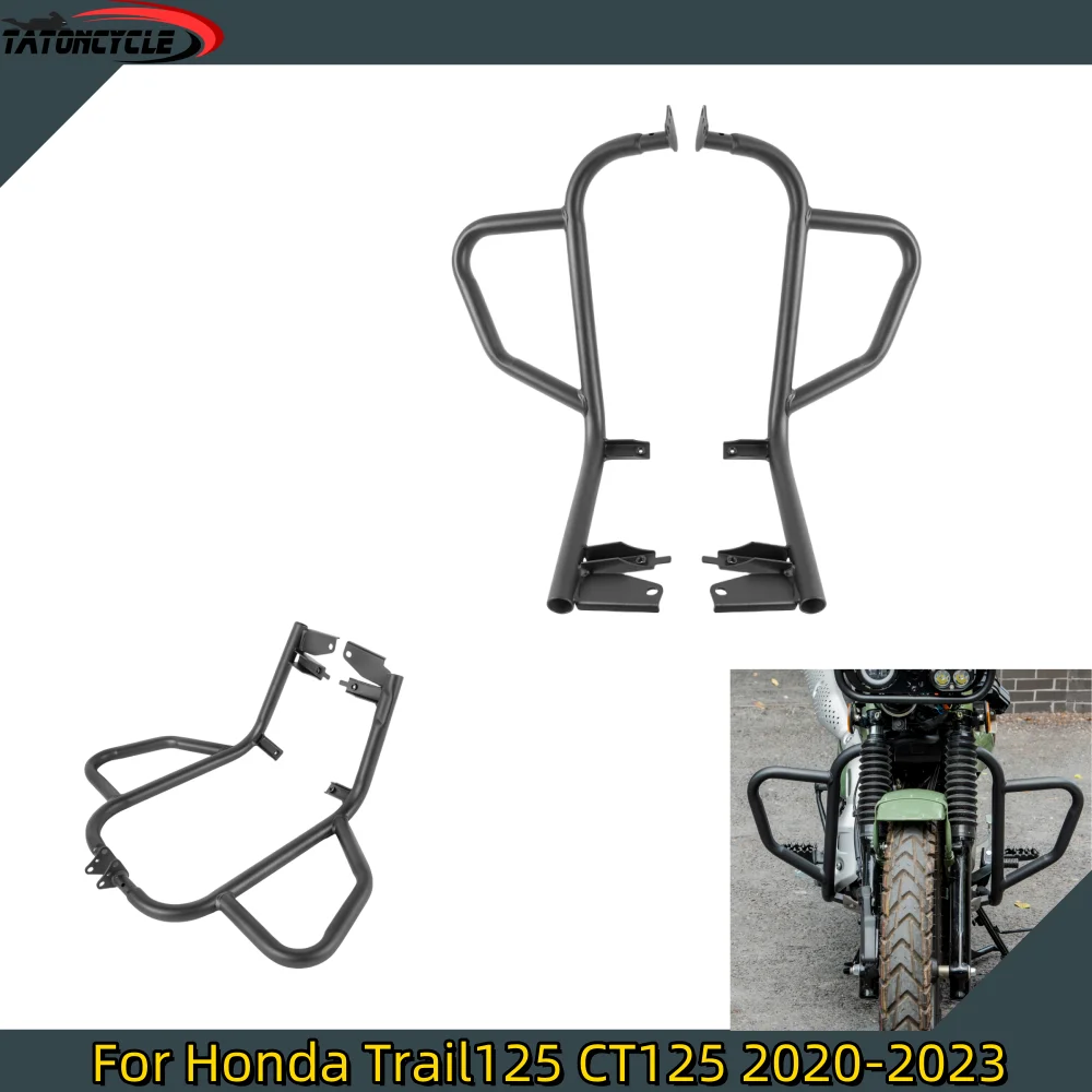 For Honda Trail125 CT125 Engine Guard Bumper HunterCub 2020-2023 Motorcycle Engine Highway Crash Bar Frame Protection appliances