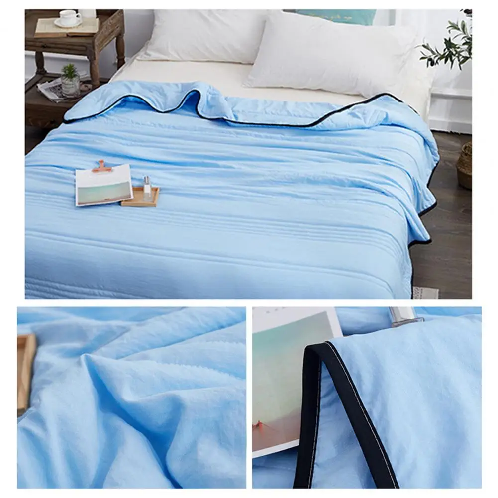 Sleep Quilt Ultralight Summer Cooler Quilt Skin-friendly Wear-resistant Comforter with Double-sided Effect Machine Washable