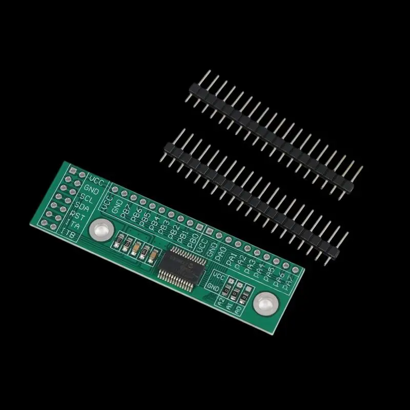 1/2Set MCP23017-E/SS I2C Interface To 16IO IIC Input/Output Expansion Board Module MCP23017 Chip 3.0V-5.5V Designed for