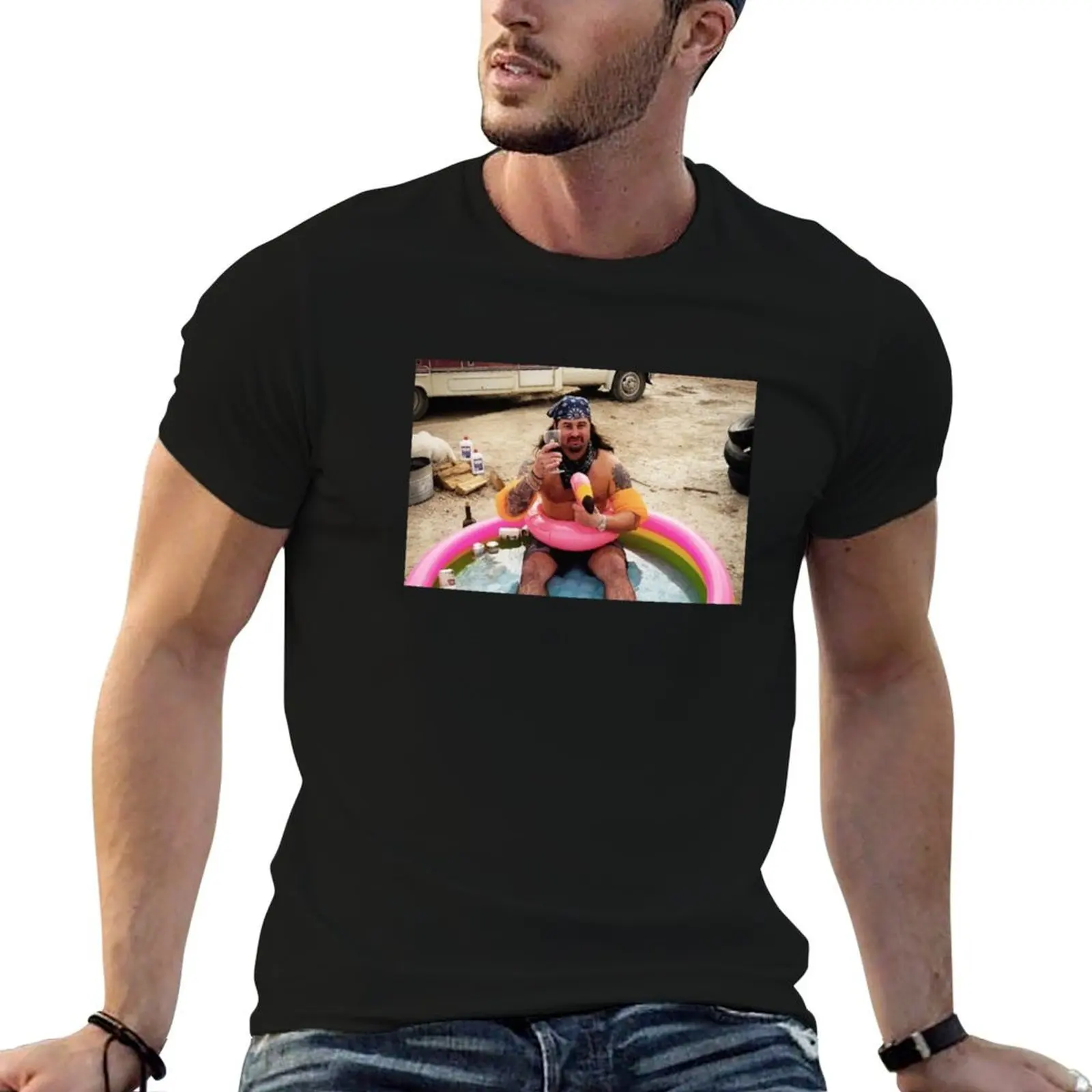 Camiseta Koe Wetzel para hombre, camisetas de algodón con estampado para hombre, camiseta
