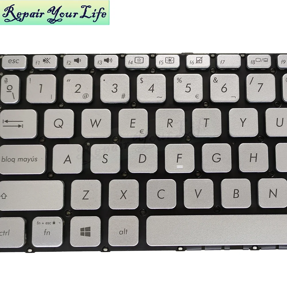 US English Spanish Keyboard For ASUS VivoBook X412 S412 D412 F412 A412 X412U UA X412FL S412DK DA SP/ES Spain Laptop Keyboards