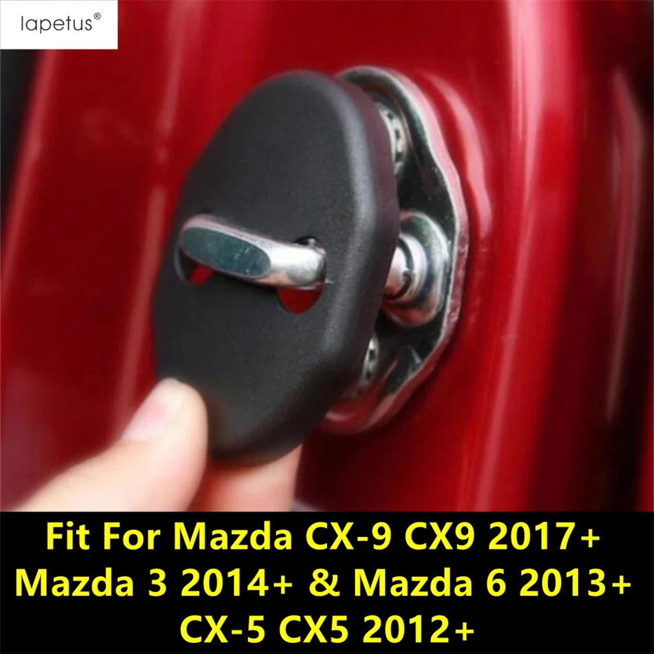 

Car Door Lock Buckle Cover Accessories For Mazda CX-9 CX9 2017-2024 / Mazda 3 2014-2024 / Mazda 6 2013-2024 / CX-5 CX5 2012-2024