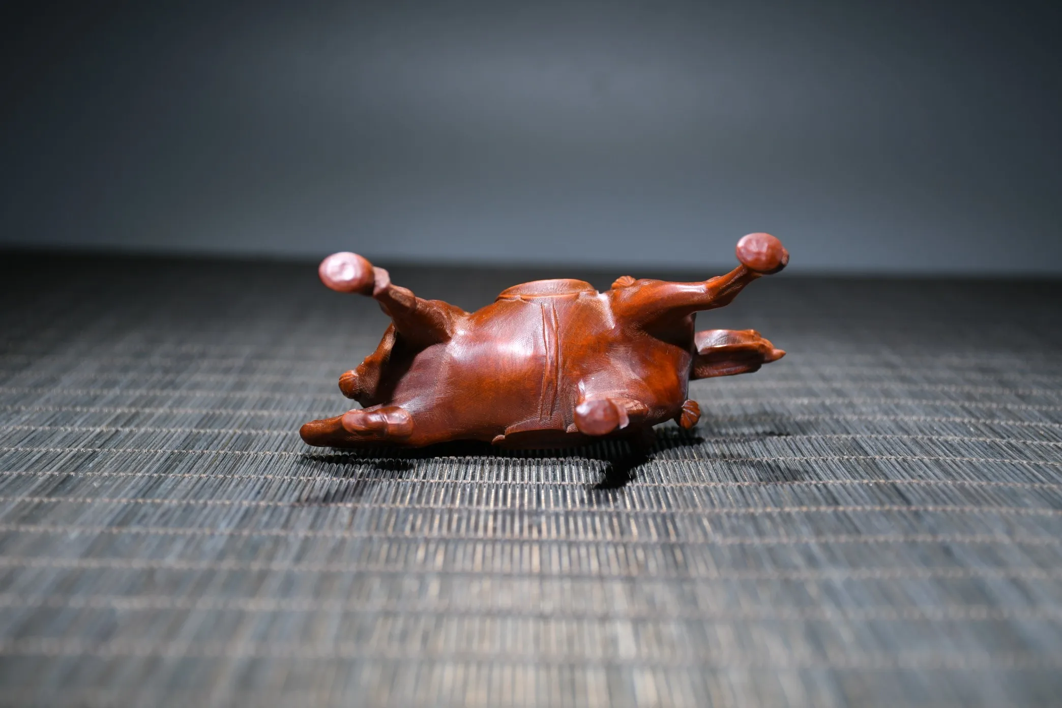 Horse Statue Ornament War Horse Sculpture Wood Carving Animal Feng Shui Interior Decoration Small Statue Home Desk Ornament view 2