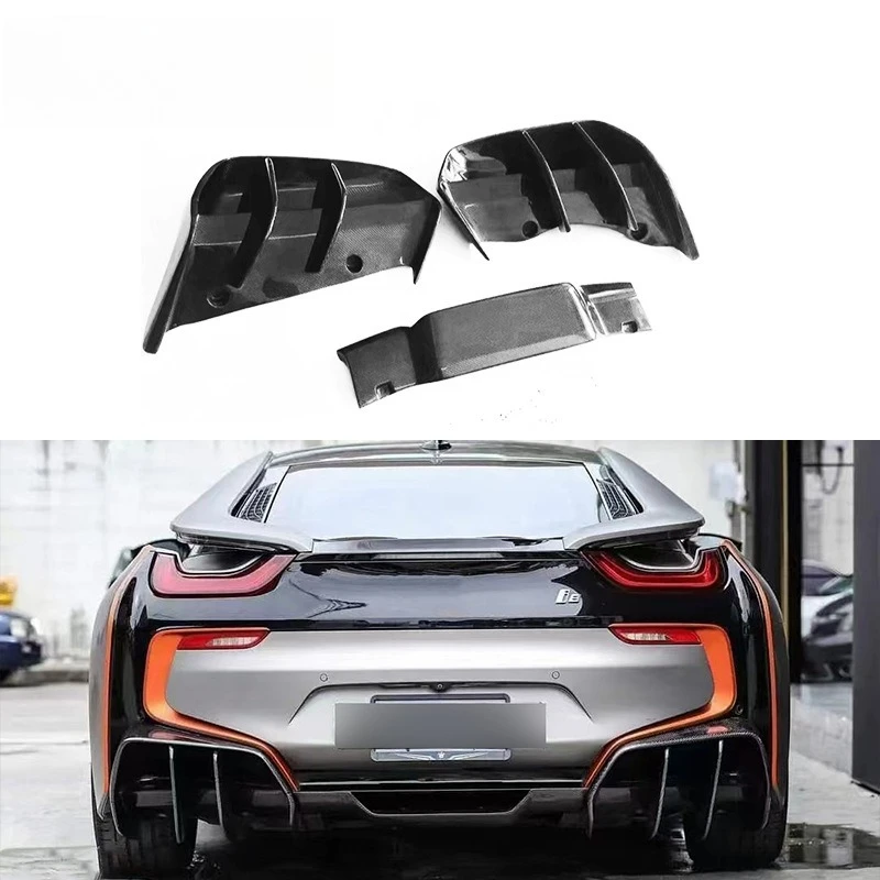 Carbon fiber rear bumper rear shovel tail lip modified diffuser auto parts