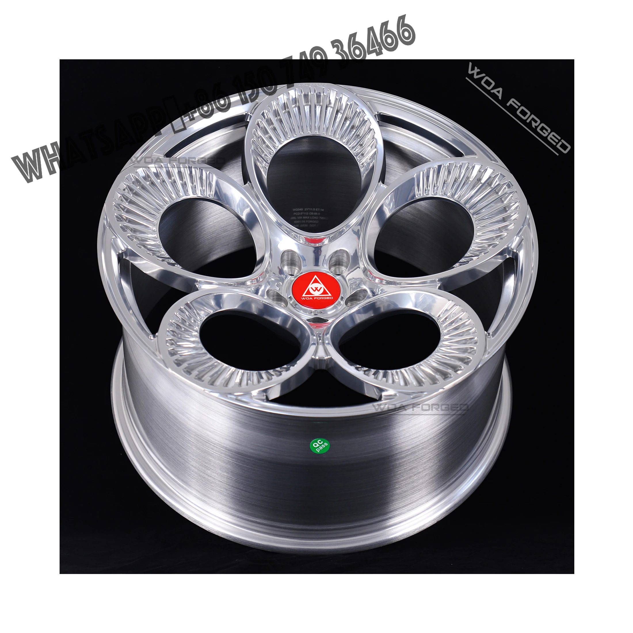 

Forged Wheels 18 19 20 21 22 Inch 5x110 5x112 for Alfa Romeo Giulia Tonale Stelvio Mito 156 166 8c Car Wheels Rims Four-leaf