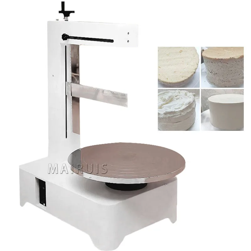 

Semi Automatic Birthday Cake Cream Coating Filling Machine 4-12Inch Cakes Cream Butter Spreading Daubing Icing Maker