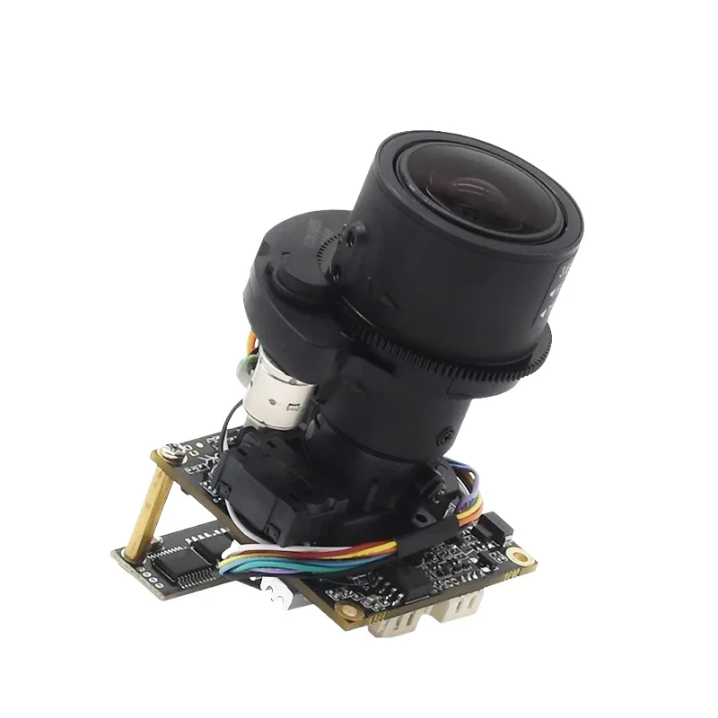 5MP CCTV Camera GK7205V300+IMX335 Motorized Zoom Lens 0.001Lux Starlight Night Vision Ethernet IPC Camera Module