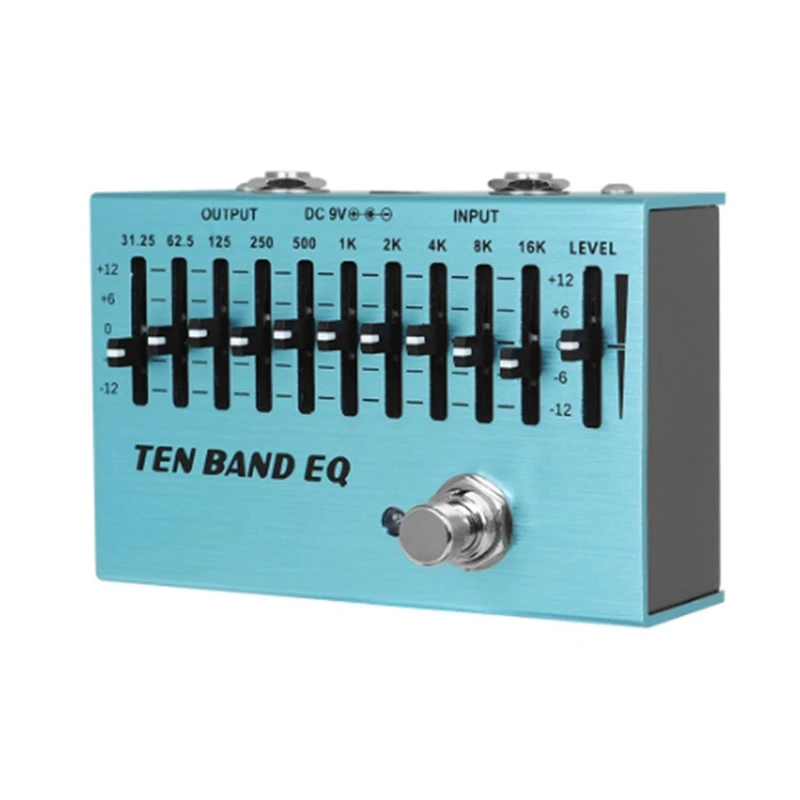 

Hot Sale SLADE SA-01 Controller Equalizer 10 Band Electric Guitar Pedal Effect EQ Pedals True Bypass Guitar Bass Parts & Accesso