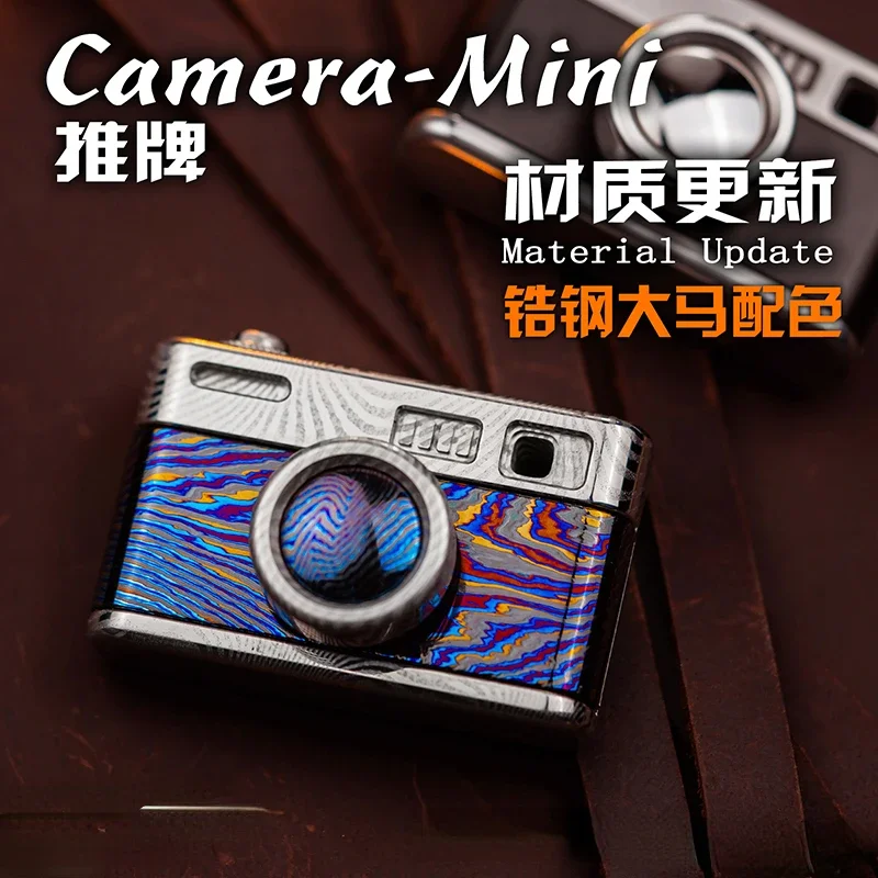 

EDC Camera-Mini Camera Push Button Snap Coin Fingertip Metal Toy Decompression Artifact