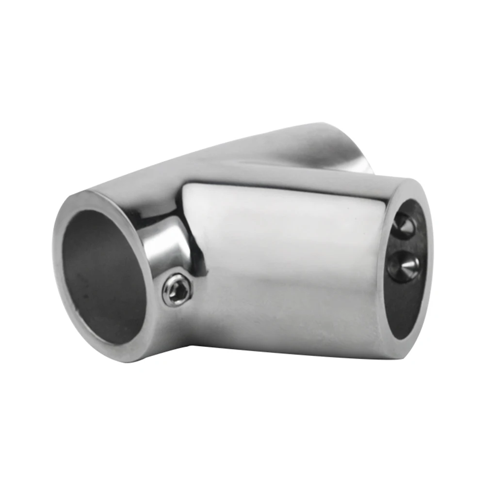 316 Stainless Steel 22/25mm Handrail Tee Pipe 3-Way Tube 60 Degree Handrail Fittings Marine Accessories Boat Hardware