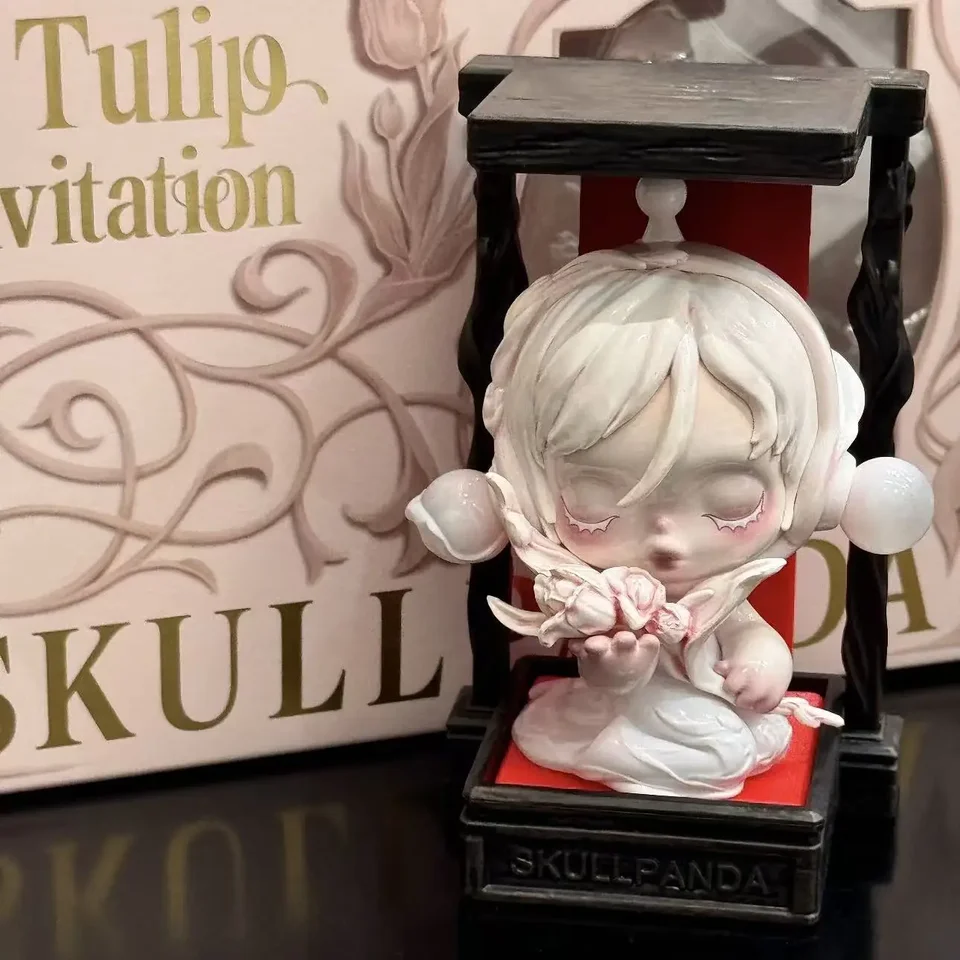 POPMART SKULLPANDA Series A TULIP INVITATION Anime Figure Blind