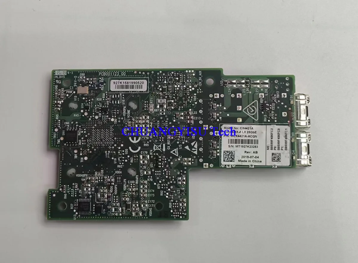 Free ship for Mellanox CX4421A,CX542B,ConnectX-4 LX 25GbE,MCX4421A-ACQN,Fiber Optic Network Card,OCP  to PCIE Conversion Card